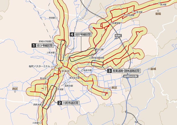 対象区域と変更内容(予定)